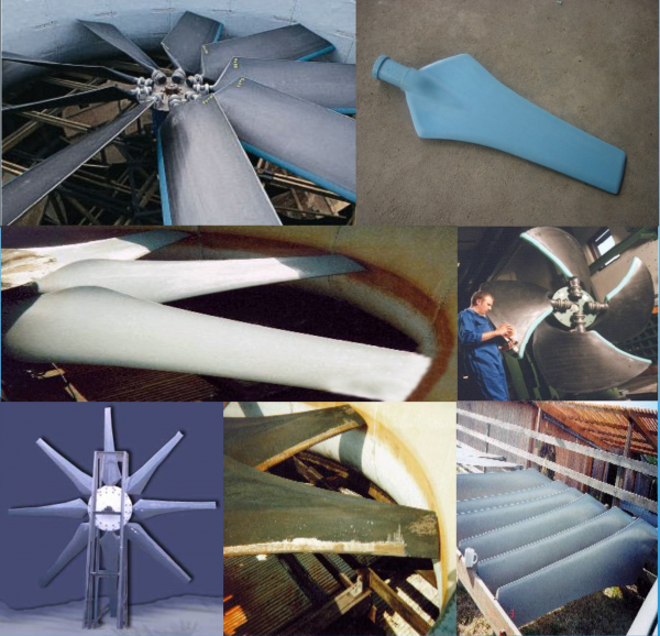 GRP Fan Blades for Cooling Towers